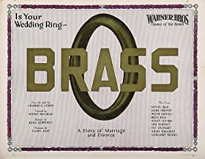 Brass (1923) with English Subtitles on DVD on DVD
